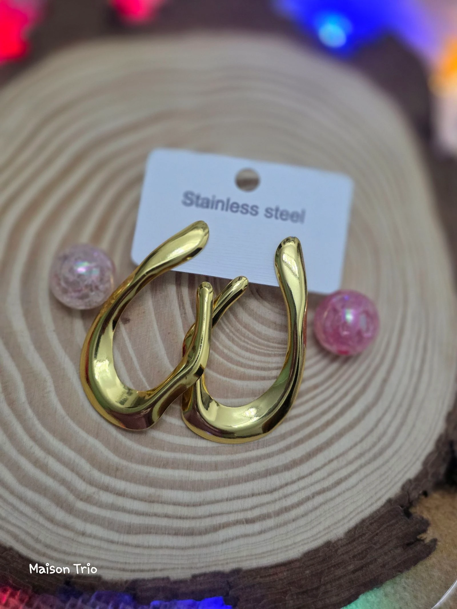 Pendientes acero inoxidable 🌸 – photo 2